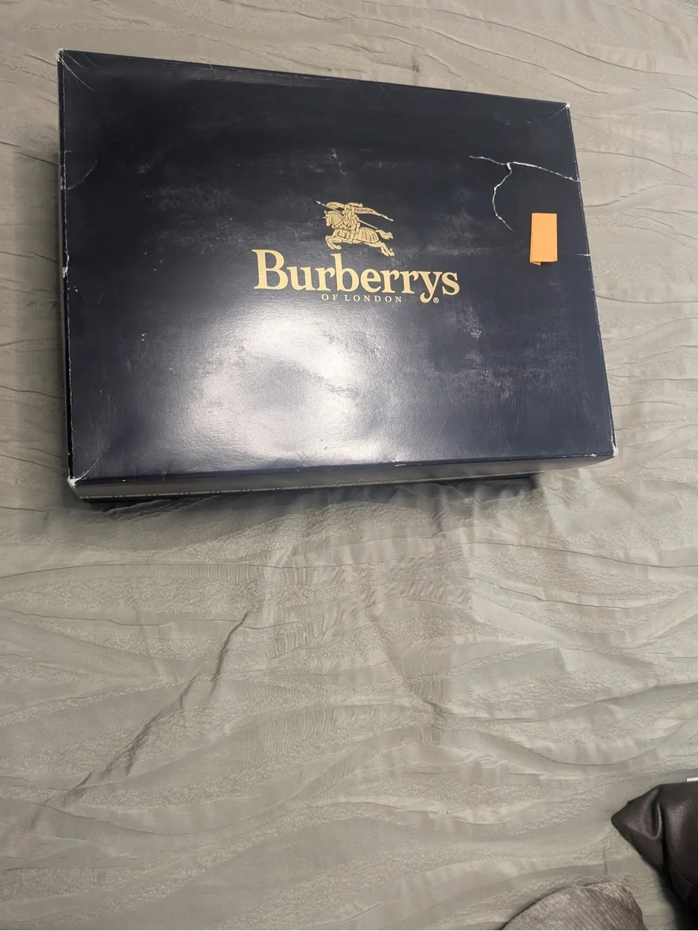 Vintage Burberry Wool Blanket in original box